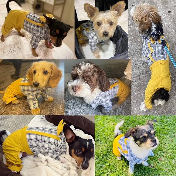 Plaid Shirt/Suspenders Onesie NWT - Picture 3 of 12